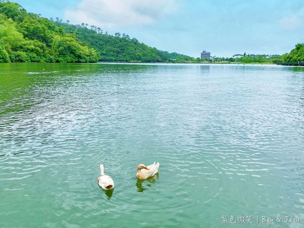 ▲▼龍潭湖風景區懶人包！多角度欣賞靜謐湖景、特色「大碗公溜滑梯」 超受在地人歡迎。（圖／部落客紫色微笑提供）