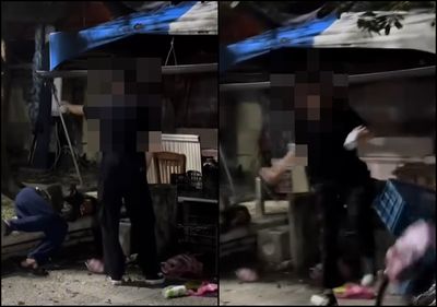 宜蘭「酒醉猴」欺負流浪漢!潑酒又踹翻行李 影片讓全場怒了