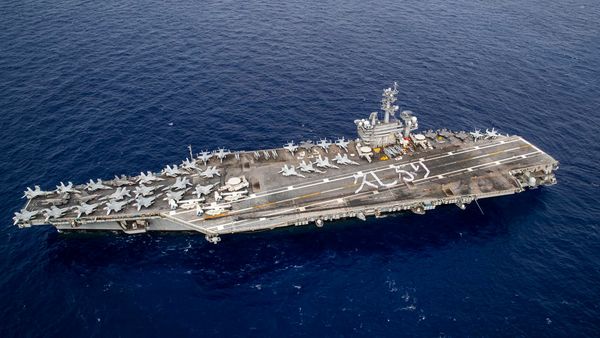 ▲▼尼米茲級航空母艦華盛頓號（USS George Washington, CVN 73）。（圖／美國海軍）