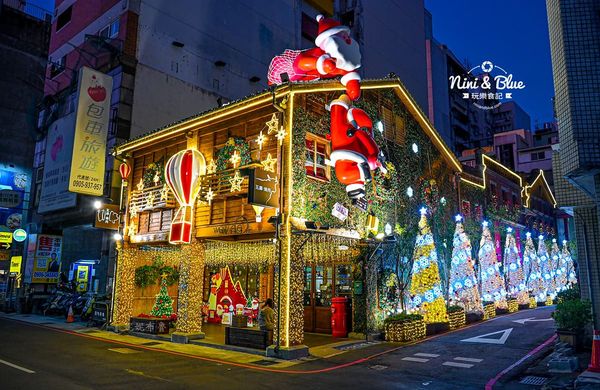 ▲▼台中老宅再度變身「夢幻薑餅屋」點亮千顆燈泡超好拍。（圖／部落客nini and blue提供）