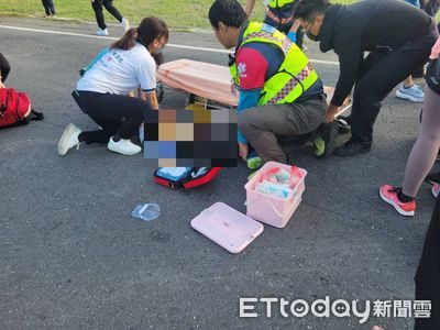 快訊／彰化9歲男童陪爸跑馬拉松　遭汽車撞擊「輾過頭部」命危