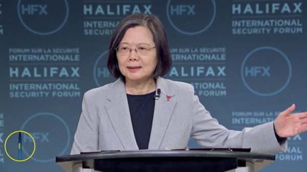 ▲▼前總統蔡英文在哈利法克斯國際安全論壇發表演說。（圖／YouTube／Halifax International Security Forum）