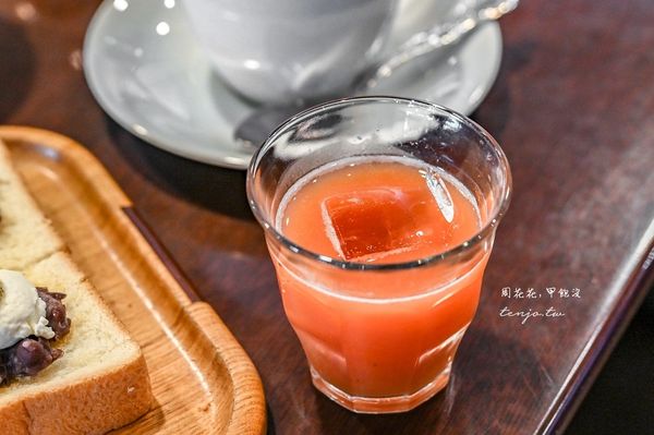 ▲▼網評日本老牌早餐神店！吐司搭配自製果醬＋小倉紅豆　清爽不甜膩。（圖／部落客周花花提供）