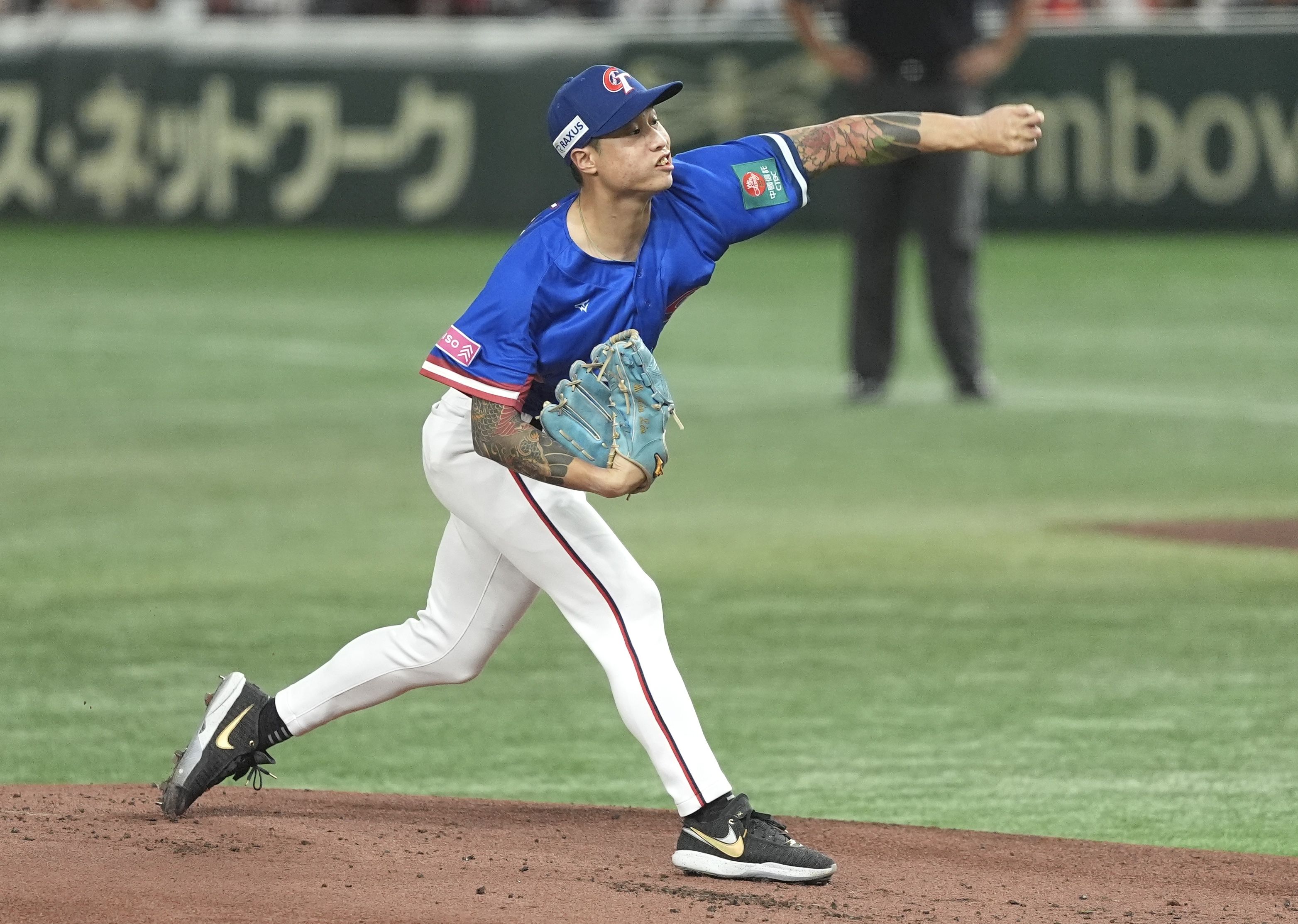 ▲▼ 世界12強棒球賽冠軍戰，林昱珉。（圖／記者李毓康攝）