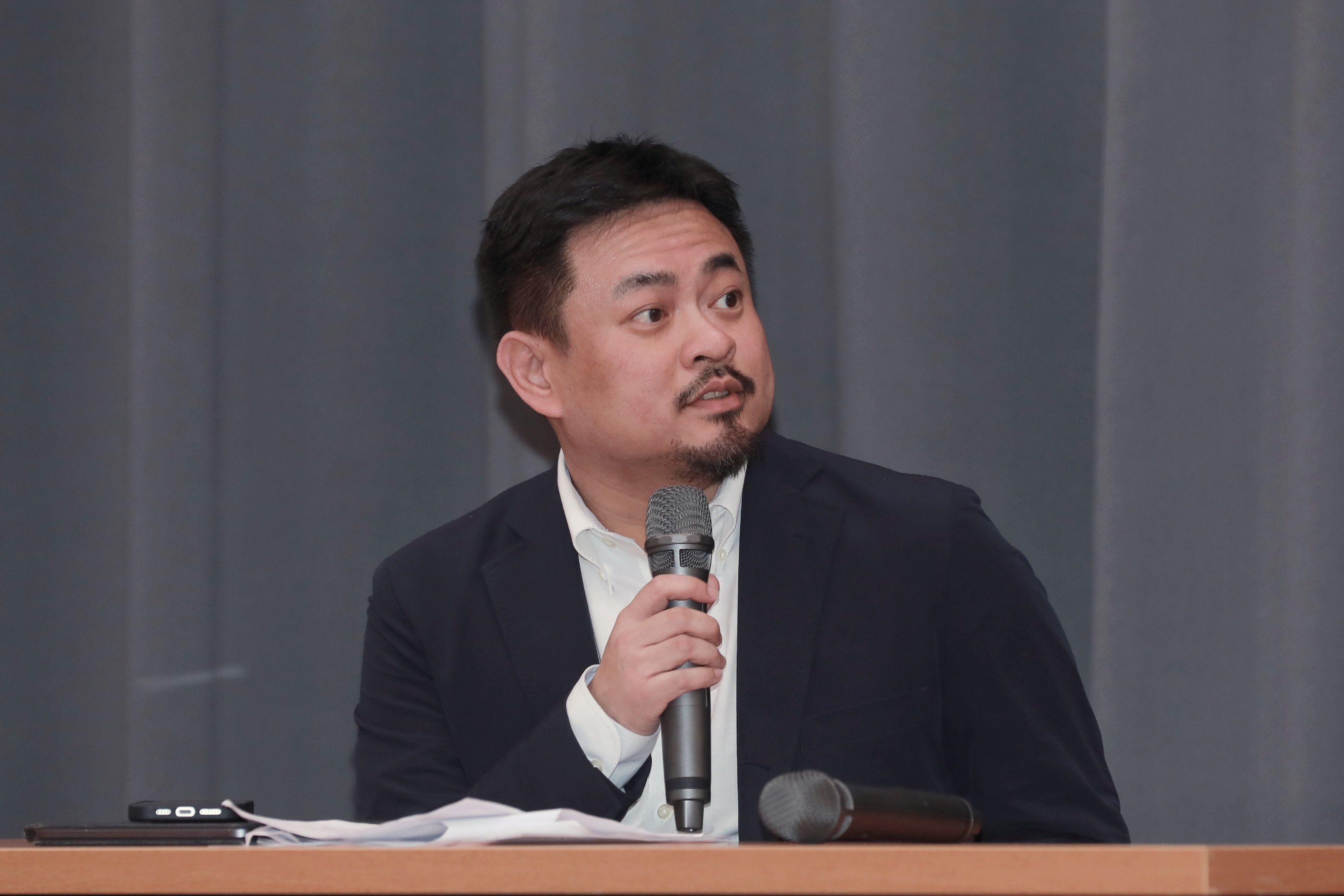 ▲▼勞動部長洪申翰上任-洪申翰。（圖／記者周宸亘攝）