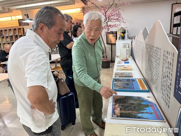 ▲埔里鎮立圖書館獲日人中本憲一捐書，設立「中本憲一」文庫。（圖／記者高堂堯翻攝）