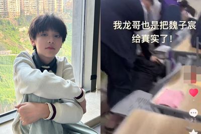 TFBOYS13歲師弟遭霸凌！　「被按在地上」畫面流出…手上全是傷