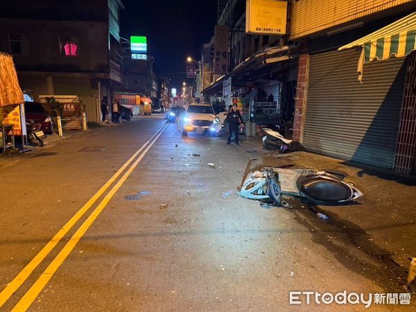 ▲雲林女議員遭逆向汽車撞飛，轉台大醫院救治中。（圖／記者王悉宇翻攝）