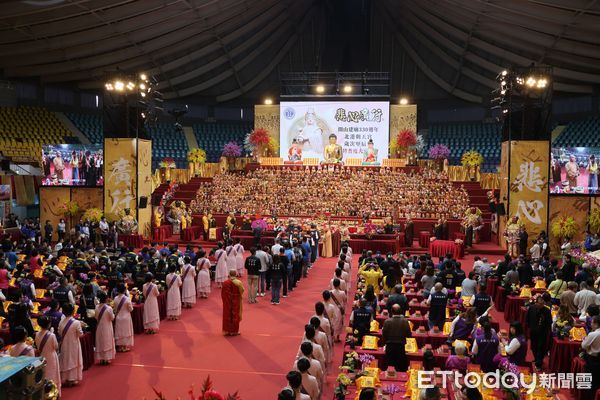 ▲11/27-12/7北港朝天宮「悲心廣行」水陸普度大齋勝會在縣立體育館舉行。（圖／記者王悉宇翻攝）