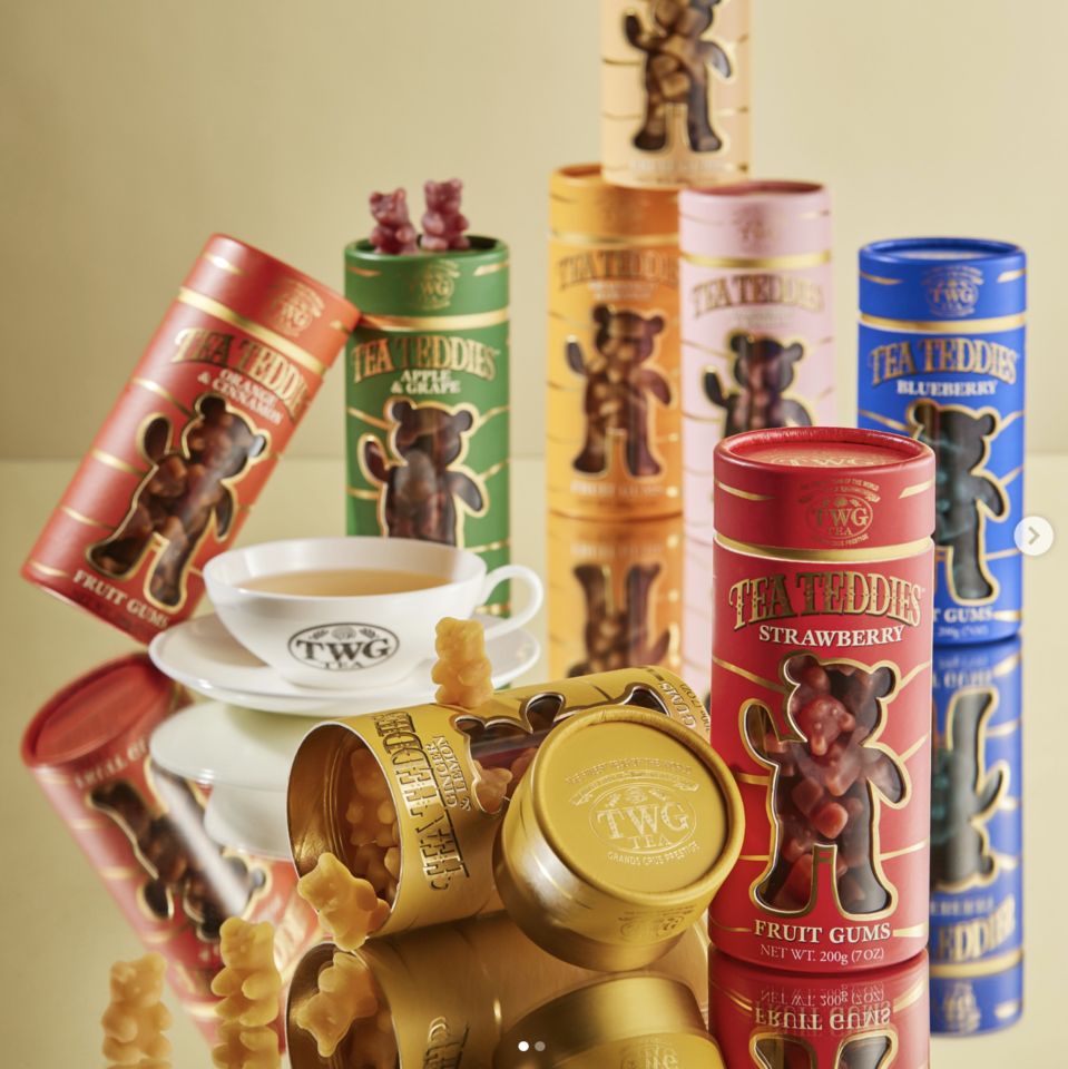 TWG Tea,Perfumer H,小熊軟糖,茶,香氛,香氛蠟燭。（圖／IG）