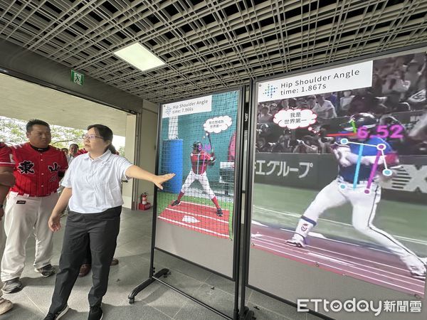 ▲雲林科技大學發表「棒球打擊姿態分析系統」，是國內罕見分析打擊的系統。（圖／記者王悉宇翻攝）