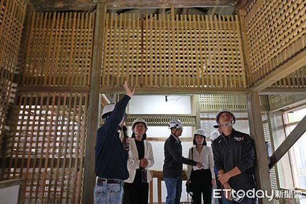 ▲歷史建築「農糧署宿舍」修復工程即將於今年12月底完工。（圖／記者王悉宇翻攝）