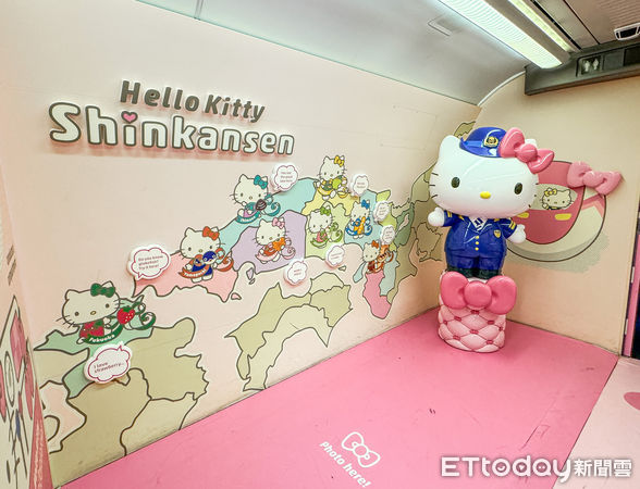 ▲▼日本Hello Kitty新幹線。（圖／記者蔡玟君攝）