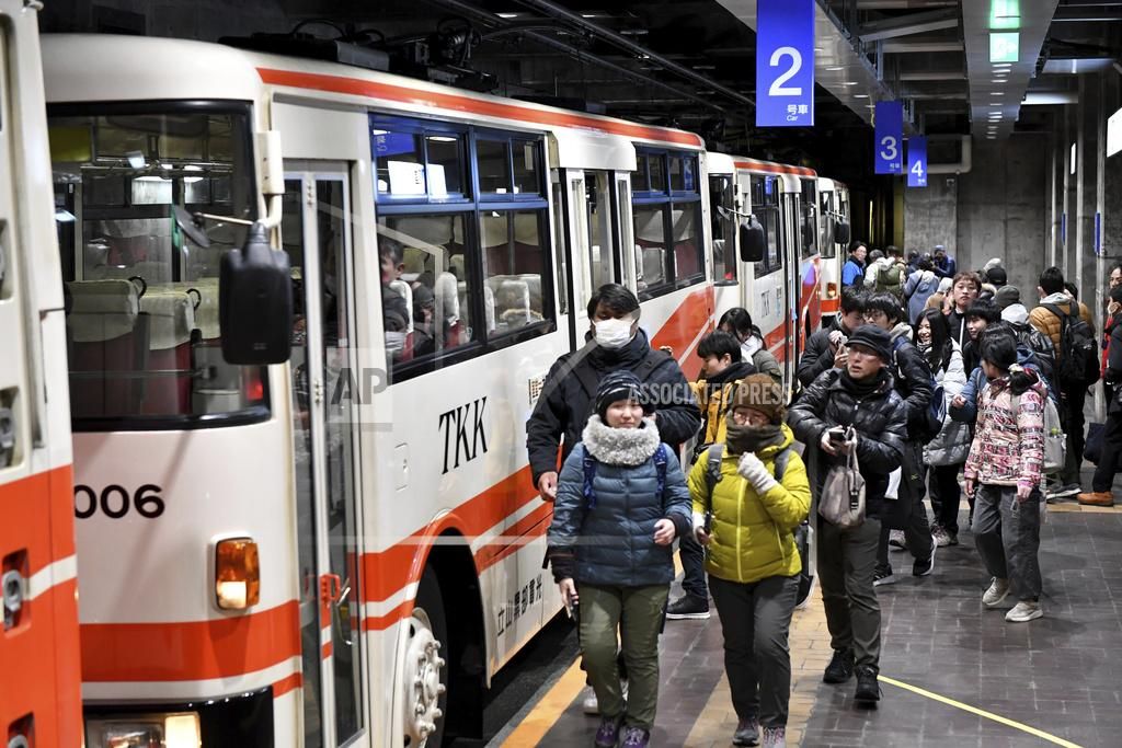 ▲▼最後一班立山隧道無軌電車將於2024年11月30日從富山縣立山町的室堂站出發。（圖／達志影像／美聯社）