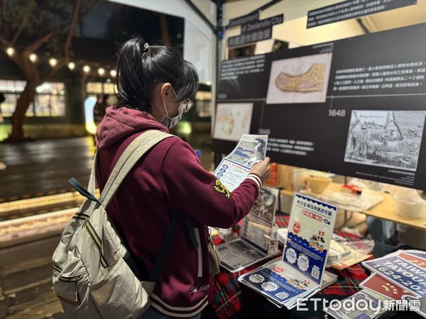 ▲「考古埕－尋找熱蘭遮市鎮」特展，台南市文化局將特展部分內容移師2024年風格旅遊節參展，讓更多人瞭解台南市政府近年關於大員市鎮豐富的考古成果。（圖／記者林東良翻攝，下同）