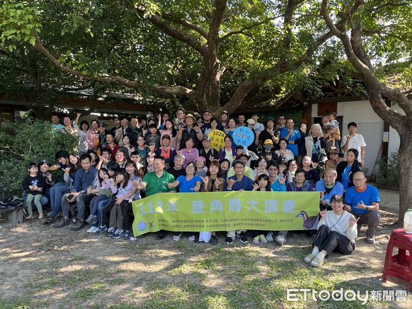 ▲菱角鳥大調查到今年進入第10年，今年數量突破3000隻，再創新高增加到3030隻。（圖／記者林東良翻攝，下同）