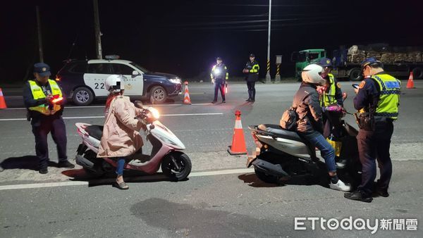 ▲警方加強取締酒後駕車。（圖／記者楊漢聲翻攝）