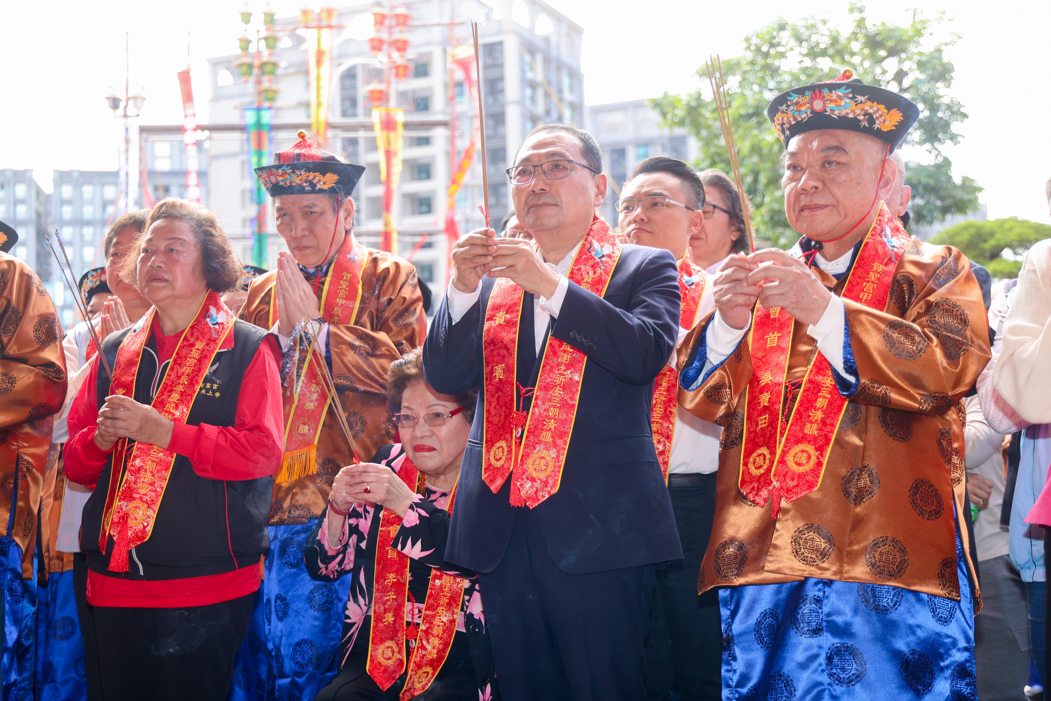 ▲五股賀聖宮清醮團拜大典。（圖／新北市民政局提供）