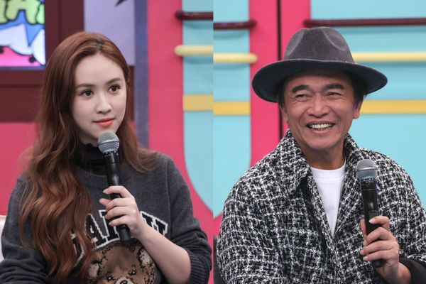 ▲▼吳宗憲送鹿希派女友精品包  Sandy棚內爆氣質問爸「她有孝順過你嗎」。（圖／中天綜合台提供）