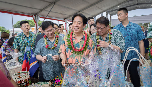 ▲▼總統賴清德出席馬紹爾群島及臺灣駐馬國技術團市集。（圖／總統府提供）