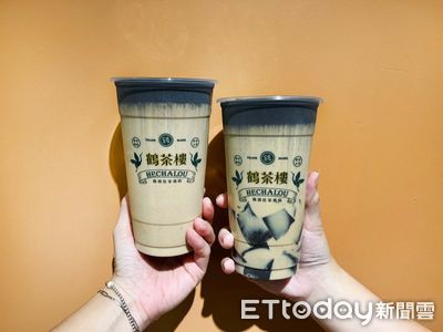 鶴茶樓獨創「芝麻糊奶蓋」新上市