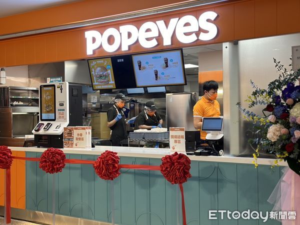 ▲▼Popeyes台北101店。（圖／記者蕭筠攝）