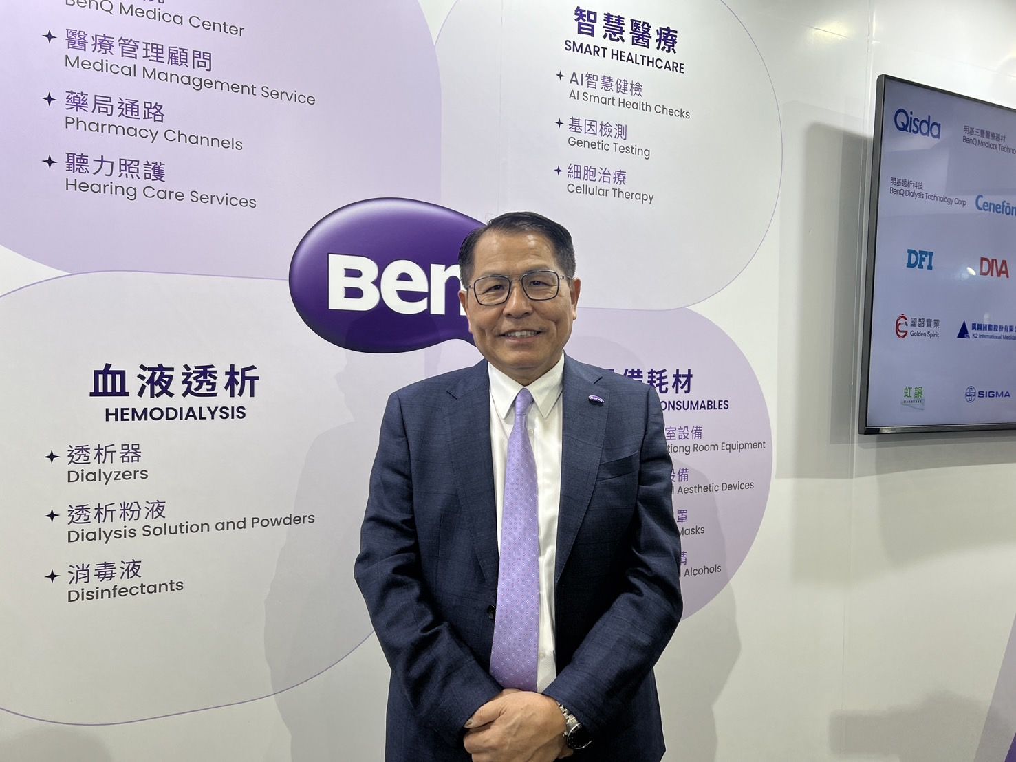 ▲▼佳世達醫療事業群總經理楊宏培。（圖／記者高兆麟攝）