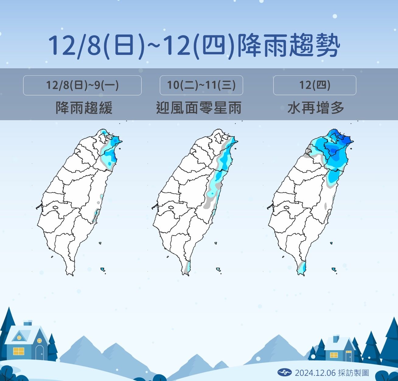 ▲▼天氣趨勢。（圖／氣象署提供）