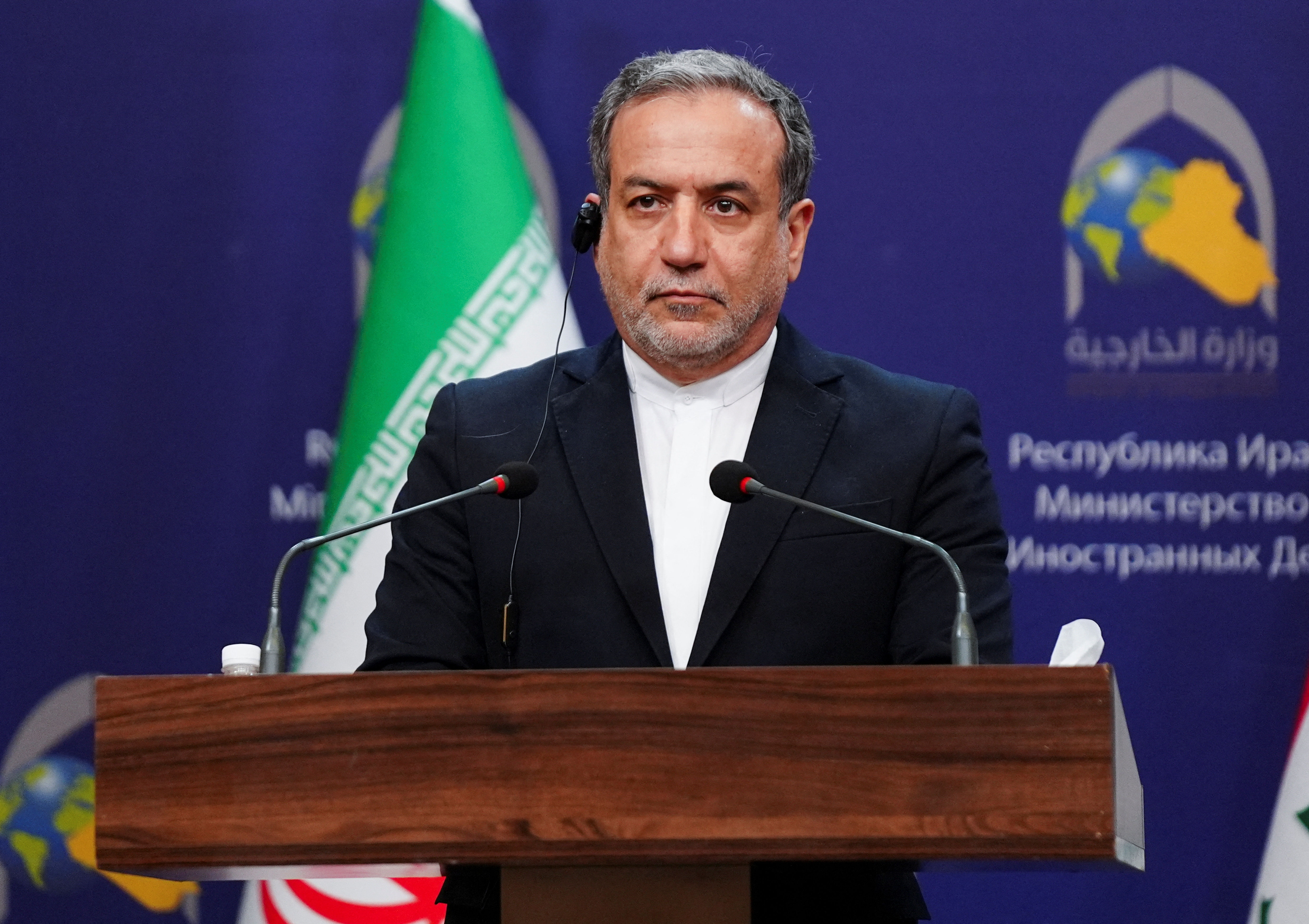 ▲伊朗外交部長阿拉奇。（圖／路透）
