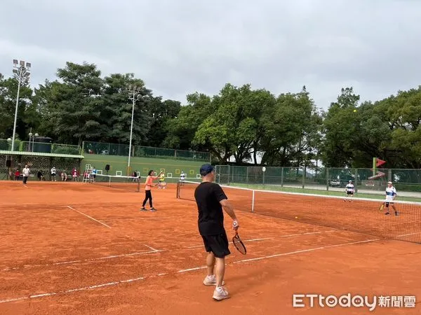 ▲竹山鎮立紅土網球場正式啟用。（圖／竹山鎮公所提供，下同）