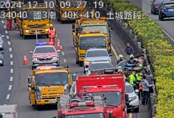 ▲▼      國道3號北向40.2k土城段       。（圖／翻攝高速公路1968）