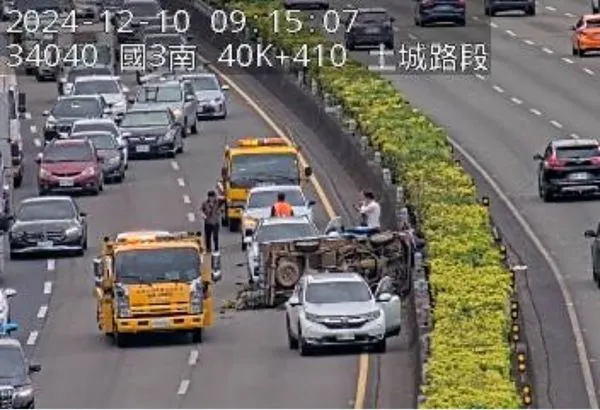 ▲▼      國道3號北向40.2k土城段       。（圖／翻攝高速公路1968）