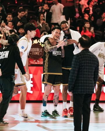 ▲王陽明受邀打NBA傳奇名人賽。（圖／翻攝自王陽明IG）