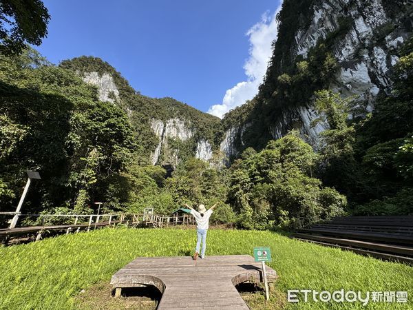 ▲姆魯國家公園,Gunung Mulu National Park,鹿洞,藍洞,石灰岩洞,姆魯萬豪酒店。（圖／記者彭懷玉攝）