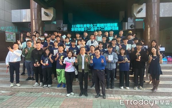 ▲▼113年全國工業類學生技藝競賽嘉義高工勇奪12金手獎12優勝佳績。（圖／嘉義高工提供）