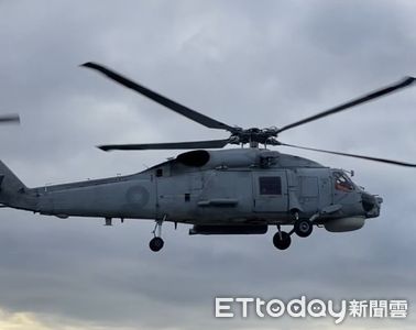 中共持續軍演！綠島驚見國軍S70C直升機起降　畫面曝光