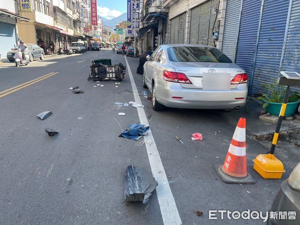 ▲高樹鄉華光路車禍         。（圖／記者陳崑福翻攝）