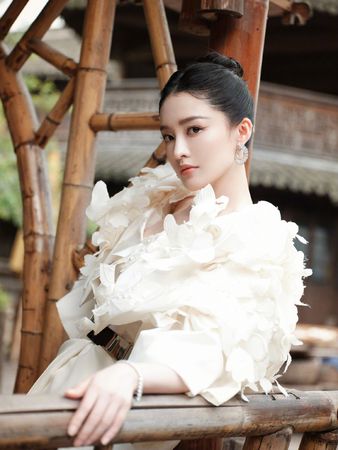 曾與王大陸合作《狼殿下》的李沁氣質清冷，可惜人氣和咖位一直半高不低，始終衝不上一線女星。（李沁微博）