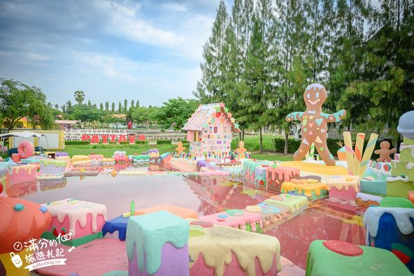 ▲▼芭達雅冰淇淋甜點樂園最新門票資訊，必拍冰淇淋樹、薑餅小火車和蛋糕溜滑梯。（圖／滿分提供）