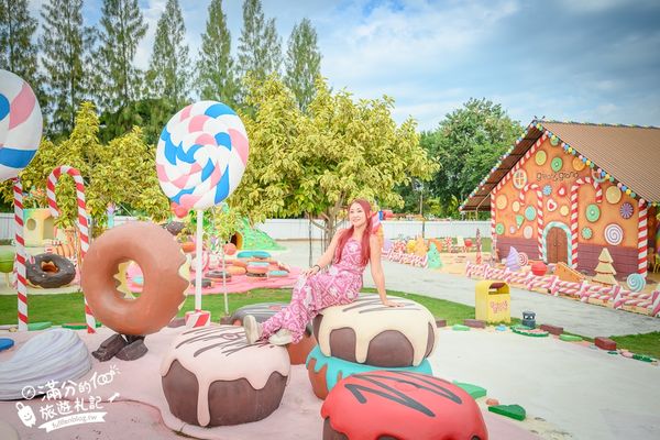 ▲▼芭達雅冰淇淋甜點樂園最新門票資訊，必拍冰淇淋樹、薑餅小火車和蛋糕溜滑梯。（圖／滿分提供）