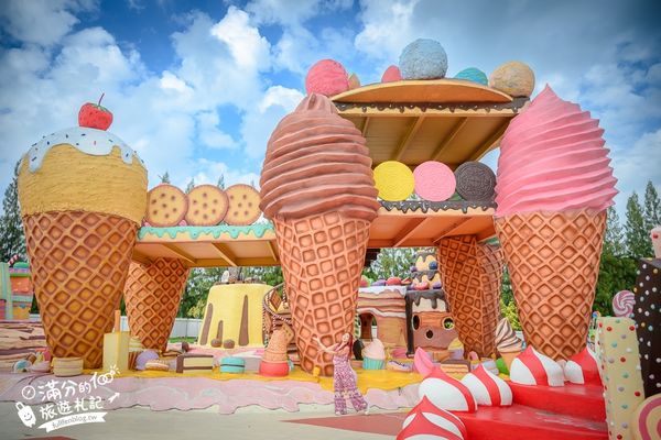 ▲▼芭達雅冰淇淋甜點樂園最新門票資訊，必拍冰淇淋樹、薑餅小火車和蛋糕溜滑梯。（圖／滿分提供）