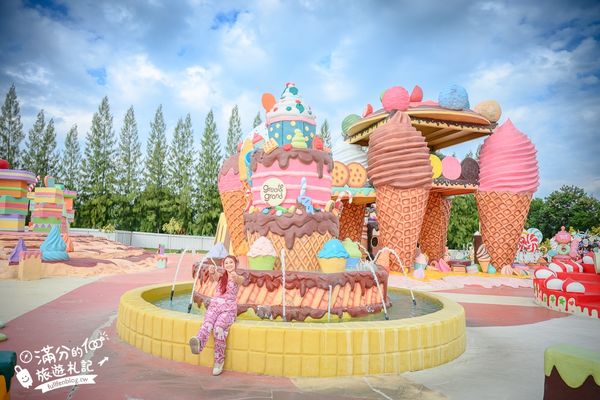 ▲▼芭達雅冰淇淋甜點樂園最新門票資訊，必拍冰淇淋樹、薑餅小火車和蛋糕溜滑梯。（圖／滿分提供）