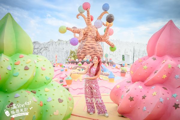 ▲▼芭達雅冰淇淋甜點樂園最新門票資訊，必拍冰淇淋樹、薑餅小火車和蛋糕溜滑梯。（圖／滿分提供）