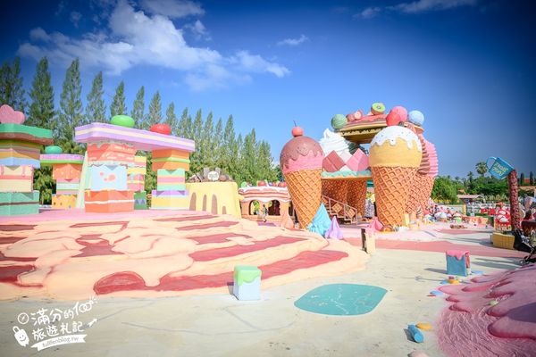 ▲▼芭達雅冰淇淋甜點樂園最新門票資訊，必拍冰淇淋樹、薑餅小火車和蛋糕溜滑梯。（圖／滿分提供）