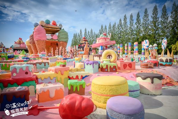 ▲▼芭達雅冰淇淋甜點樂園最新門票資訊，必拍冰淇淋樹、薑餅小火車和蛋糕溜滑梯。（圖／滿分提供）