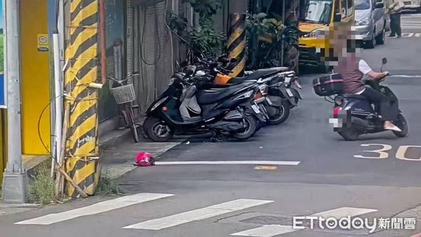 ▲上班族高男連續在南港研究院路一帶偷竊娃娃機台、機車遭警方鎖定約談。（圖／記者張君豪翻攝）