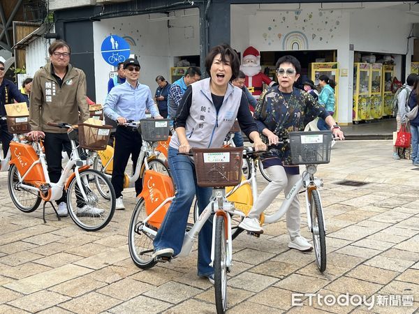 ▲東部首例公共自行車系統正式啟用。（圖／記者楊漢聲翻攝）