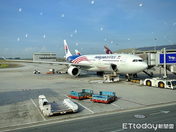 ▲吉隆坡機場,馬航,馬來西亞國際航空,馬航A330-300機型。（圖／記者彭懷玉攝）