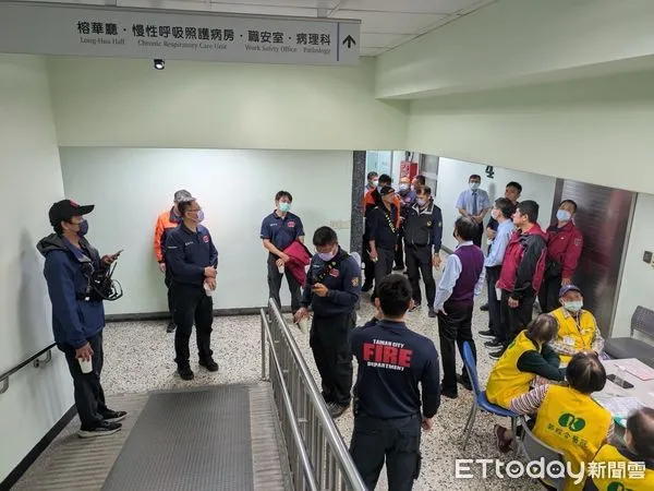 ▲台南市消防局第六大隊13日下午至郭綜合醫院辦理防災共識營，強化醫院自主防災應變能力。（圖／記者林東良翻攝，下同）