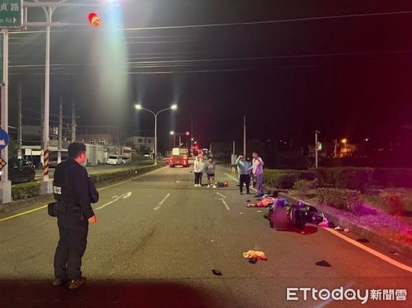 ▲▼       苗栗頭份姑姪車禍2死1傷      。（圖／記者楊永盛翻攝）